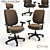 ErgoFlex Swivel Office Chair 3D model small image 1