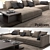 Poliform Bristol Sofa: Elegant and Comfortable 3D model small image 1