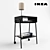 Sleek Set with Setskog Curbstone & Ingared Lamp 3D model small image 1