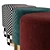 EICHHOLTZ Pall Mall Stool: Luxurious Velvet and Gold Finish 3D model small image 3