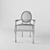 Vintage-Era Classic Chair 3D model small image 2