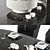 Minotti Bellagio 74H Dining Set 3D model small image 2