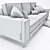 Luxurious Spencer LeComfort Sofa 3D model small image 2