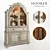 Sanctuary Solid Wood Cabinet - Elegant and Spacious 3D model small image 1