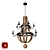 Elegant Saintsbury Chandelier 3D model small image 1