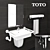 Elegant TOTO L710CGUR Wash Basin 3D model small image 1