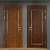 10 Wooden Door Materials 3D model small image 3