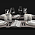 Elegant Dining: Premium Tableware 3D model small image 3