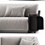 Elegante Giorgetti Adam Sofa 3D model small image 2