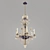 Crystal Starburst Chandelier 3D model small image 1