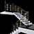 SecureStep Staircase with Handrails 3D model small image 2