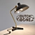 Dutchbone Devi Desk Lamp: Sleek & Stylish 3D model small image 1