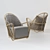 Title: Arne Jacobsen Charlottenborg Chair 3D model small image 2