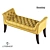 Elegant Henning Bench: Sophisticated Design 3D model small image 1