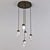 Celestial Pebble Chandelier: Enchanting Illumination 3D model small image 1