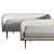 Italian-Inspired Celine Bench: Elegant Curves & Sleek Legs 3D model small image 2