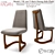 Modern T-Back Dining Side Chair - VK 120 3D model small image 1