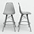 Eames Style DSW Bar Chair | 50x50x106 cm 3D model small image 2