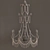 Regal Elegance: Princess Mary Ann Chandelier 3D model small image 3