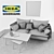 Stylish Soderhamn Sofa: Perfect Blend of Comfort and Elegance 3D model small image 3