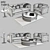 Elegant Turri NumeroTre Sofa Set 3D model small image 3