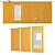Versatile Nayada Mobile Partitions 3D model small image 1