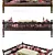 Uzbek Trestle Bed: East Meets West 3D model small image 2