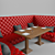 Restaurant Sofa Table 3D model small image 1