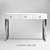 Garda Decor Console: Elegant MDF & Chrome 3D model small image 1