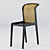  Modern Black & Gold Chair 3D model small image 1