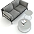 Modern Elegance: Cassina Eloro 3D model small image 3