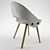 Tailor Chair: Modern Design with Versatile Fabrics 3D model small image 2