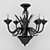 Elegant Pendant Chandelier 3D model small image 1