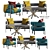 Modern Living Set: Vero Chair, Settee Sofa, Nesting Side & Coffee Table 3D model small image 1