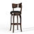 Laura Barstool: Elegant Seating Solution 3D model small image 1