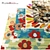 Luxurious Floral Print Carpet 3D model small image 1