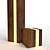 Modern Quad Geometry Table Lamp 3D model small image 2