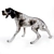 Porcelain Pointer Dog Figurine (23cm) 3D model small image 1