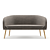 Contemporary Corona Couch: Stylish and Versatile 3D model small image 1