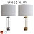 West Elm Acrylic Column 25 3D model small image 1