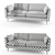 Comfy Cameron Sofa - Modern Design 3D model small image 3