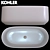 Modern Elegance: Ceric Freestanding Bath 3D model small image 1