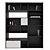 Sleek Storage Solution: BoConcept Copenhagen 3D model small image 1