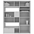 Sleek Storage Solution: BoConcept Copenhagen 3D model small image 2