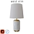 Stylish Small Pillar Table Lamp 3D model small image 1