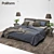 Elegant Bolton Bed by Poliform 3D model small image 2