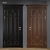 Modern Interior Door #020 3D model small image 1