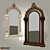 Timeless Elegance Mirror 3D model small image 2