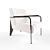 Jean Prouvé Salon Chair 3D model small image 2