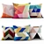 Elegant Embroidered Throw Pillows 3D model small image 1